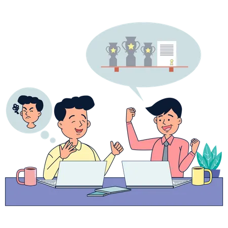 Business Discussion  Illustration