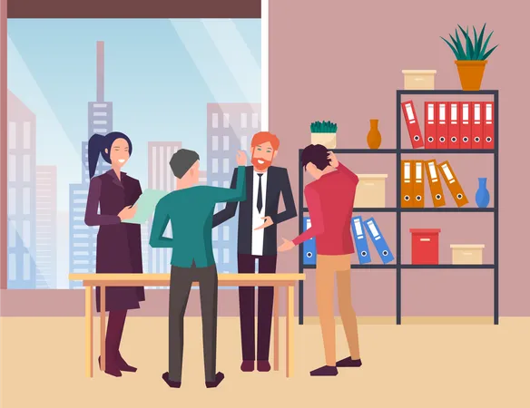 Business discussion  Illustration