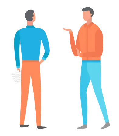 Business discussion  Illustration