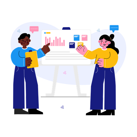 Business Discussion  Illustration