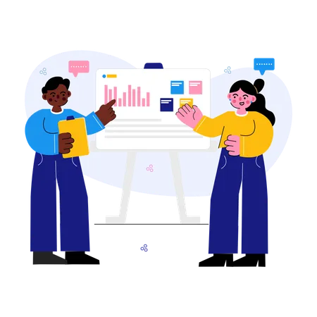 Business Discussion  Illustration