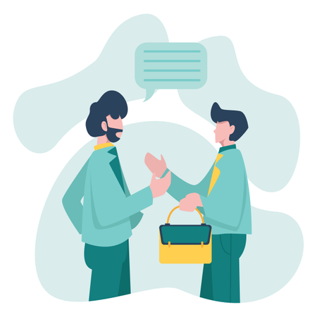 Business Discussion  Illustration