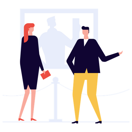 Business discussion  Illustration