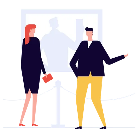 Business discussion  Illustration