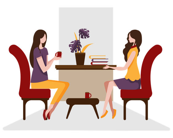 Business Discussion  Illustration