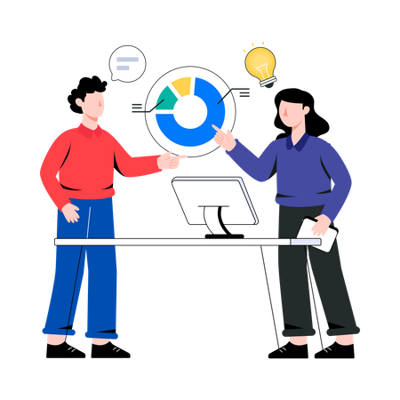 Business Discussion  Illustration