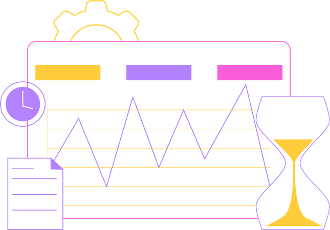 Business Downfall and loss  Illustration