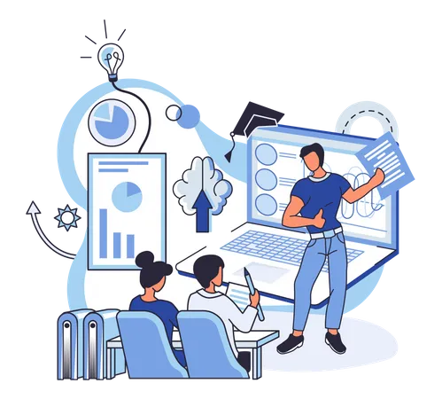 Business education Illustration