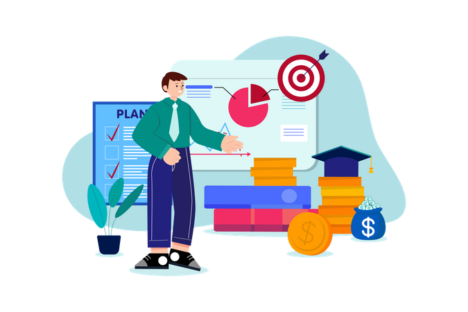 Business Education Illustration