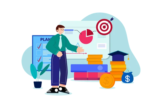 Business Education Illustration