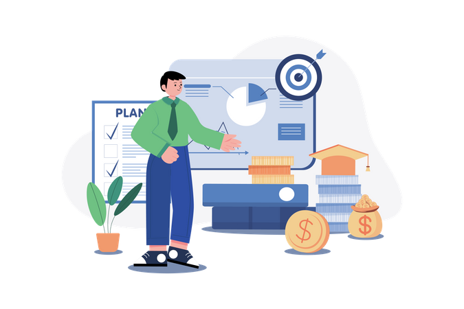 Business Education  일러스트레이션