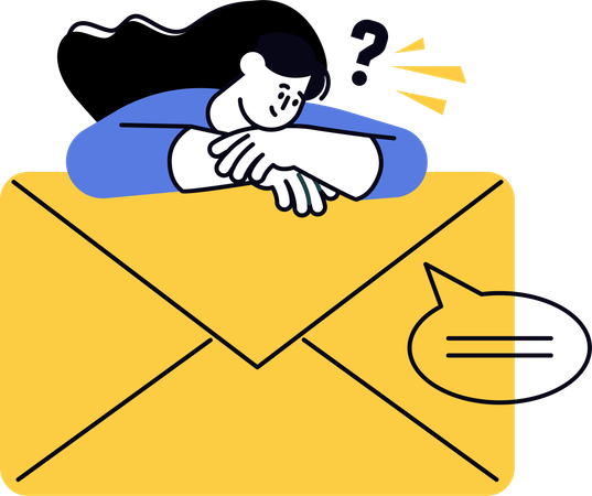 Business email  Illustration