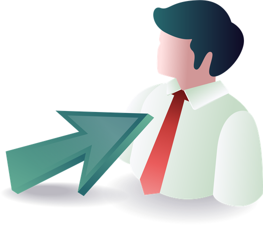 Business employee selection  Illustration