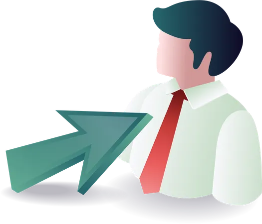 Business employee selection  Illustration