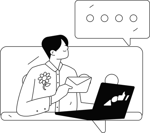 タスクに取り組むビジネス従業員  イラスト