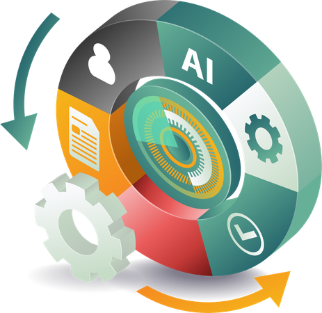 Business enterprise erp management  Illustration