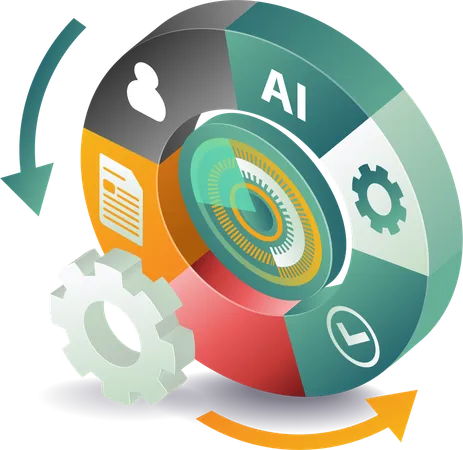 Business enterprise erp management  Illustration