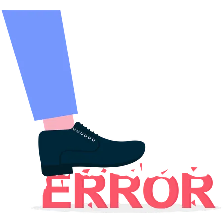 Business error  Illustration