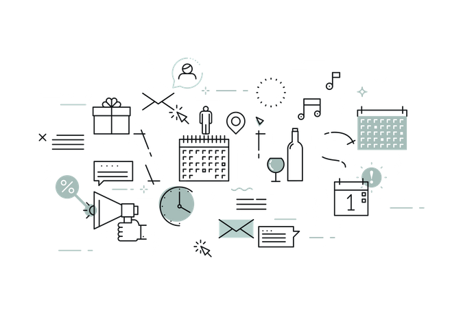 Business Events Illustration