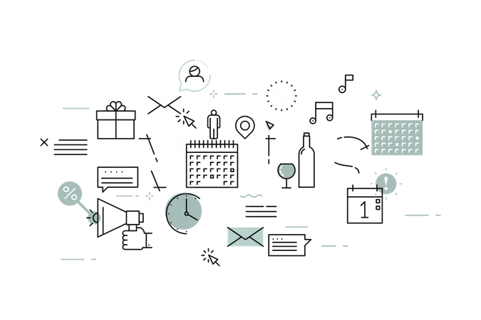 Business Events Illustration