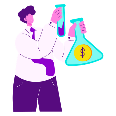 Business Experiment  Illustration