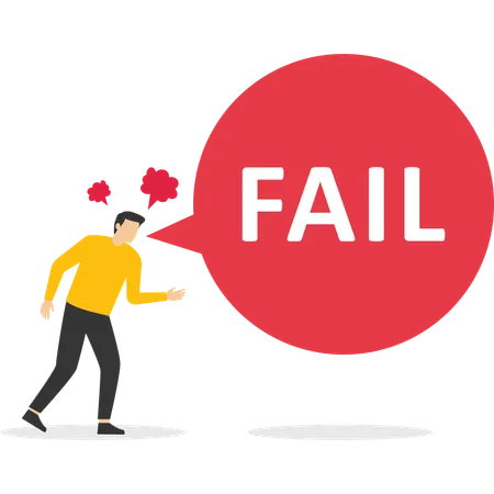 Business failure  Illustration