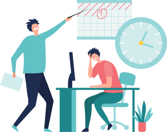 Business failure  Illustration