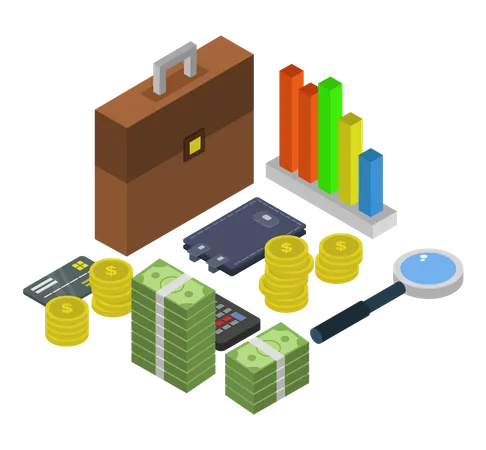 Business Finance  Illustration