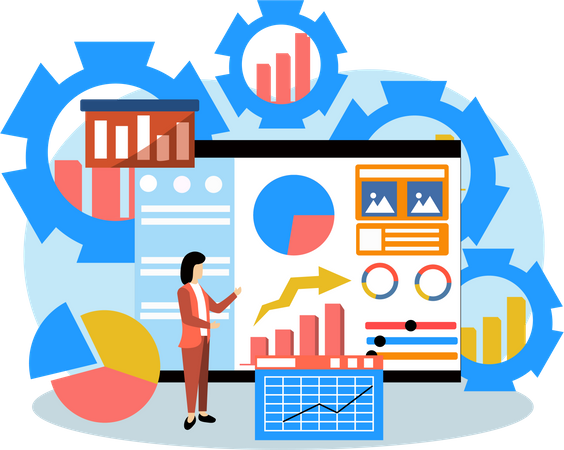 Business Finance  Illustration