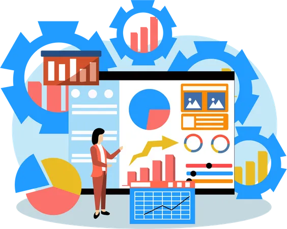 Business Finance  Illustration