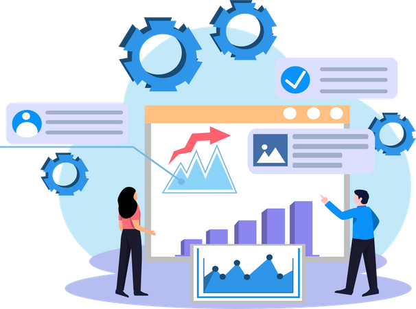 Business Finance  Illustration