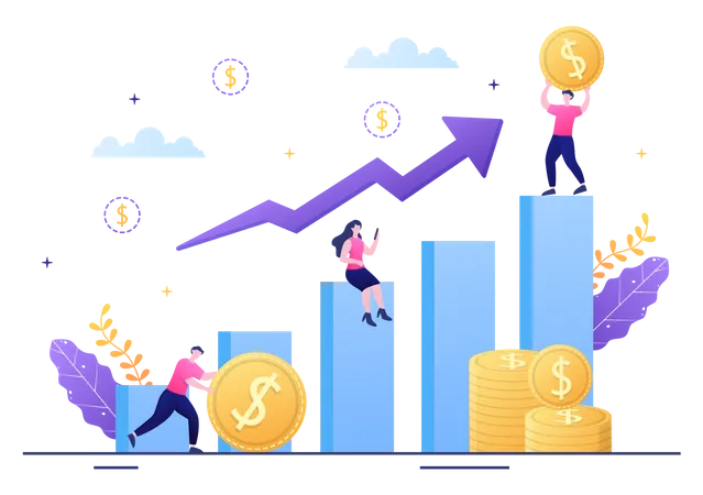 Business Finance  Illustration