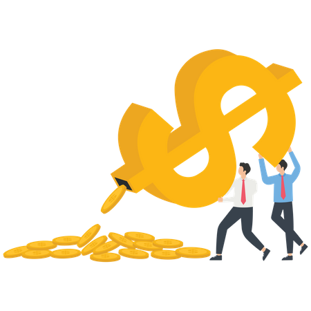 Business finance investment and financial management  Illustration