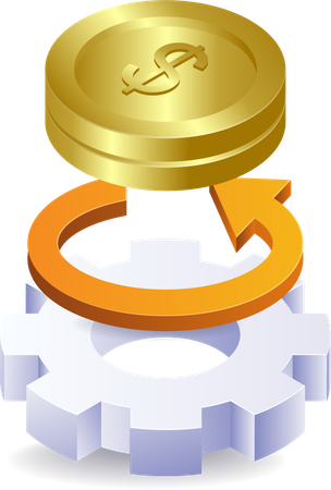 Business finance management  Illustration