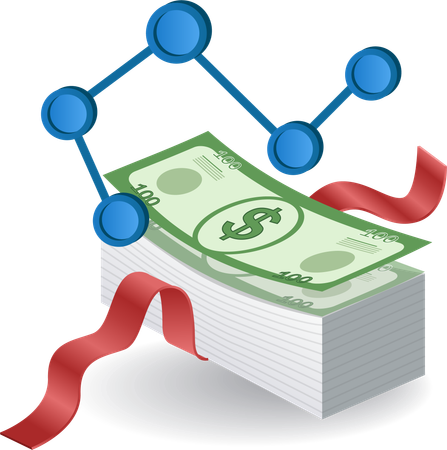 Business financial analysis  Illustration