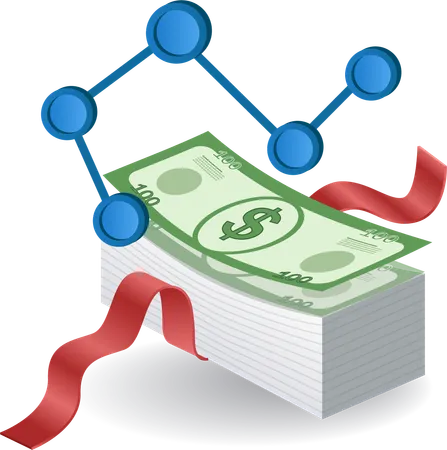 Business financial analysis  Illustration