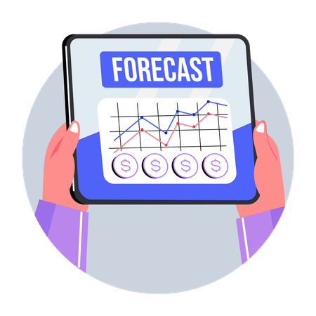 Business forecast  Illustration