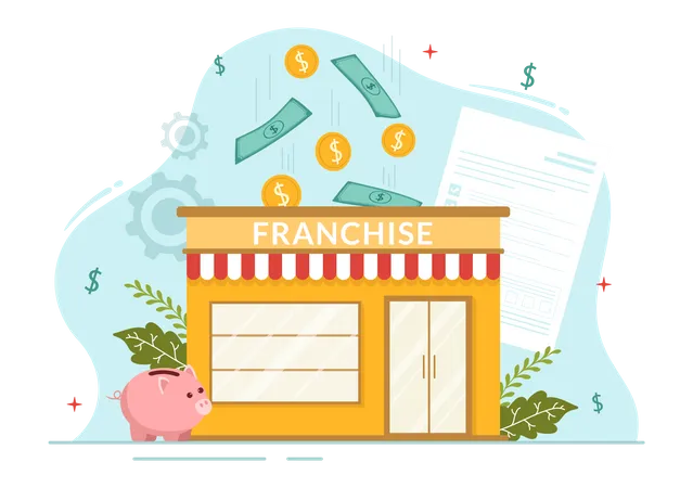 Business Franchise  Illustration