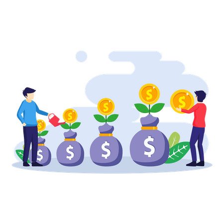 Business Funding  Illustration