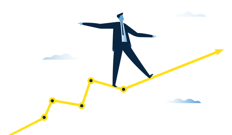 Business growth Illustration