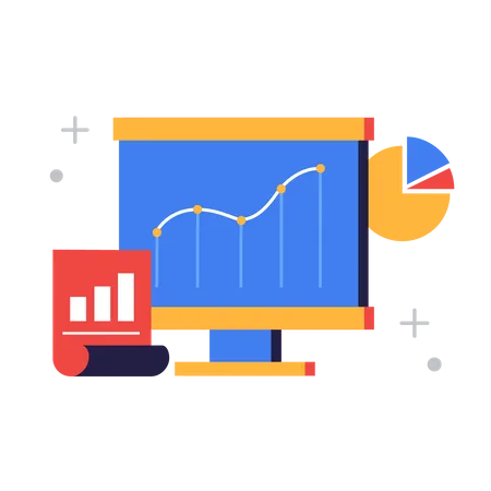 Business Growth analysis  Illustration