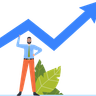 illustration for growth arrow