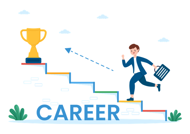 Business growth challenge  イラスト