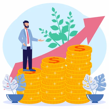 Business growth  Illustration