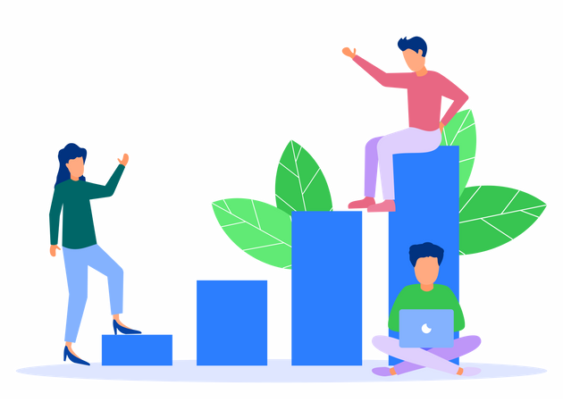 Business growth  Illustration