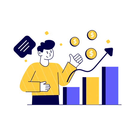 Business Growth  Illustration