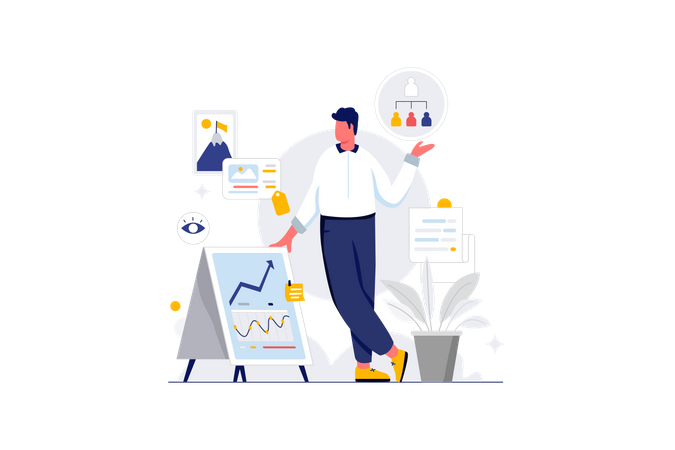 Business growth  Illustration