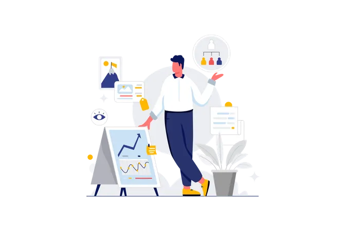 Business growth  Illustration