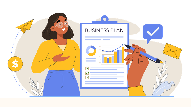 Business growth  Illustration