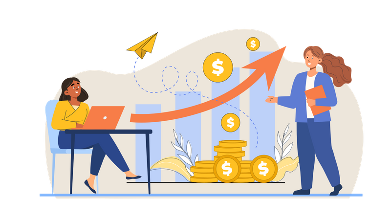 Business growth  Illustration